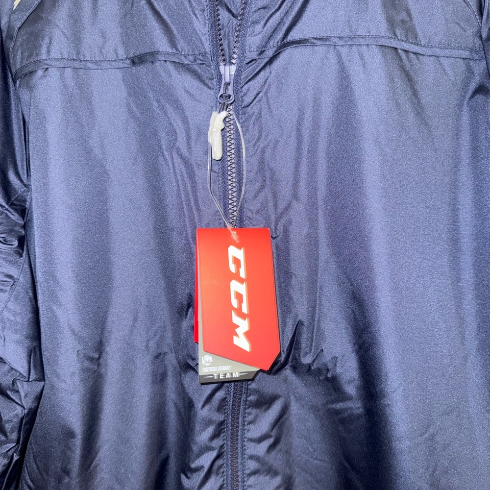 CCM Navy Blue Men's Hockey Jacket - Picture 4 of 4